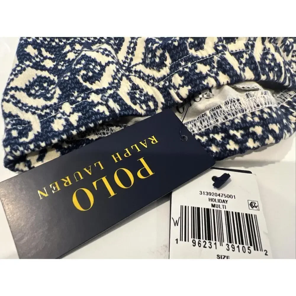 Polo Ralph Lauren Girl’s Fair Isle Print HOLIDAY Leggings  Size 7(S)